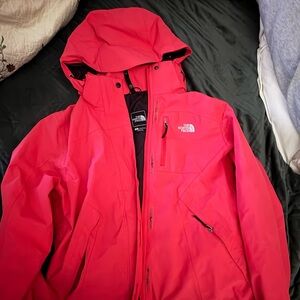 The North Face Red and Black Women's Jacket
